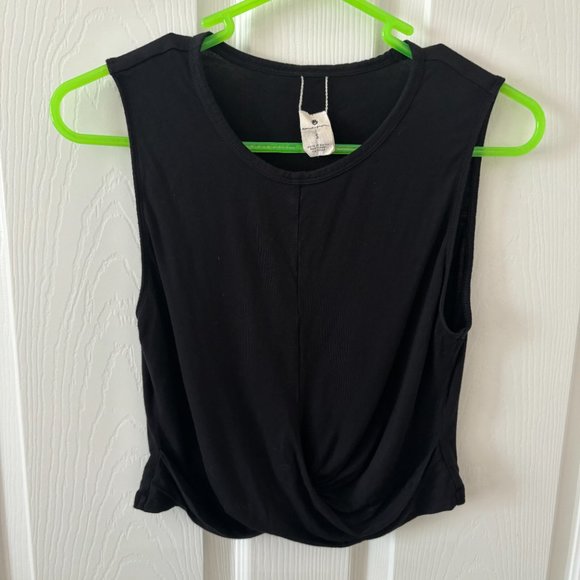 Spiritual Gangster Black Muse Twist Tank: Size Small - Picture 3 of 6